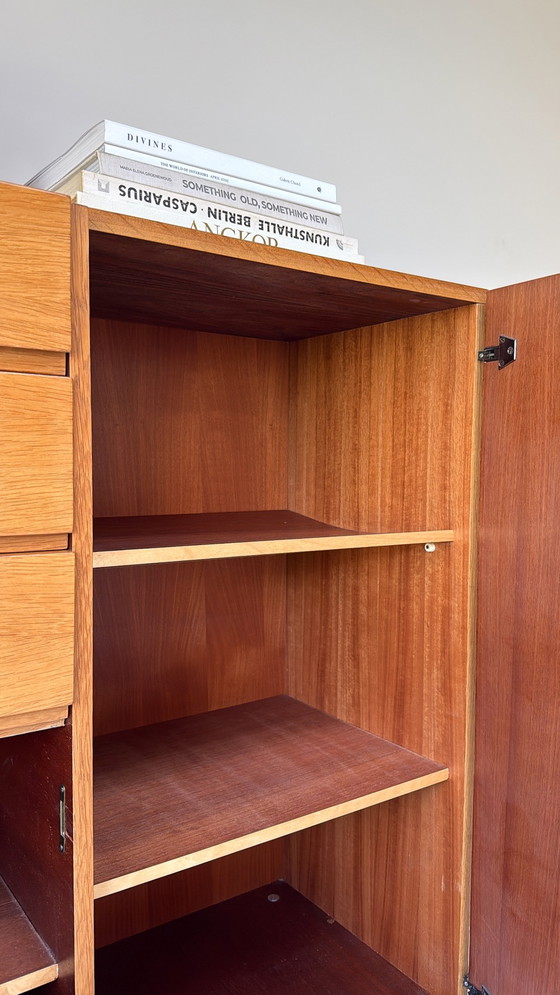 Image 1 of Vintage mid century wooden high board