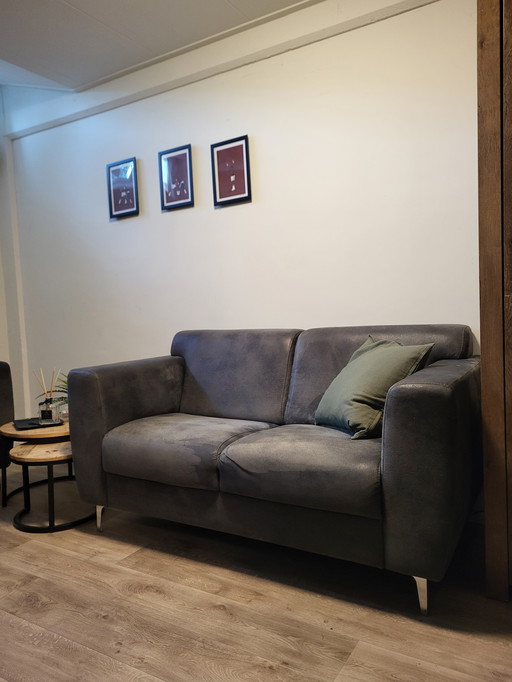 2x Ridgway 2-Seater Sofa - Anthracite