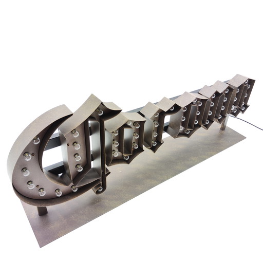 Insegna al neon vintage della birra Corona