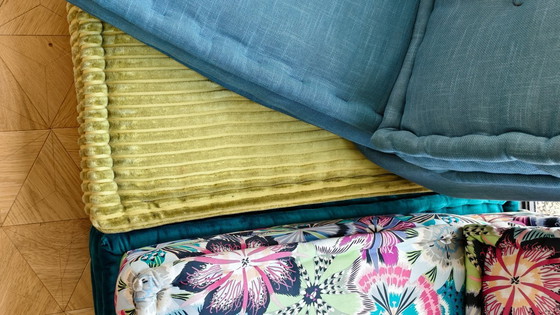 Image 1 of Roche Bobois Mah Jong Bank met Missoni Edition-elementen