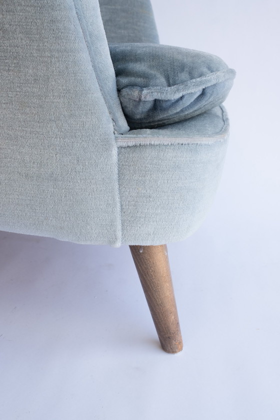 Image 1 of Light Blue Vintage Armchair