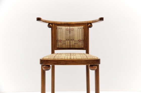 Image 1 of Ensemble de 4 chaises chauve-souris de Josef Hoffmann pour Wittmann