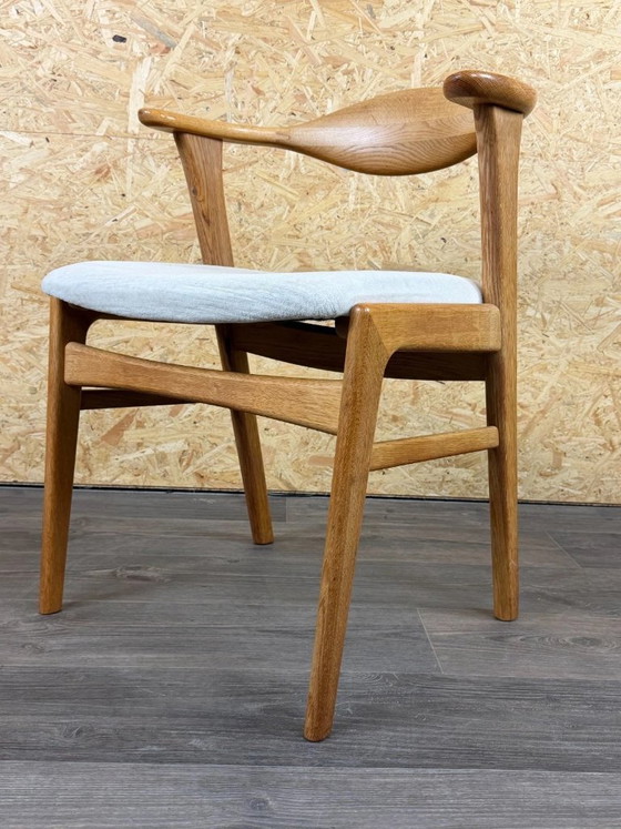 Chaise en Chêne des Années 60 70 Chaise de Salle à Manger Fauteuil d'Erik Kirkegaard Modèle 49 (photo 15 of 18)