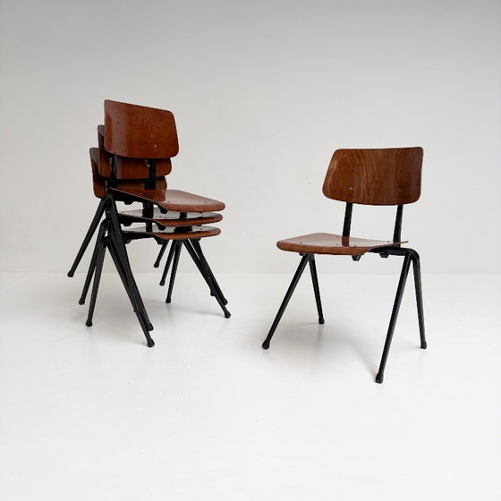 Set of 4 Galvanitas S17 chairs by Paul Philipsen, 1965 – Dining chairs, Metal (photo 4 of 15)