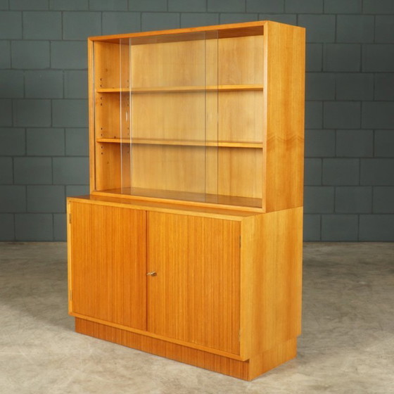 Image 1 of Vintage highboard – vitrinekast – jaren 60