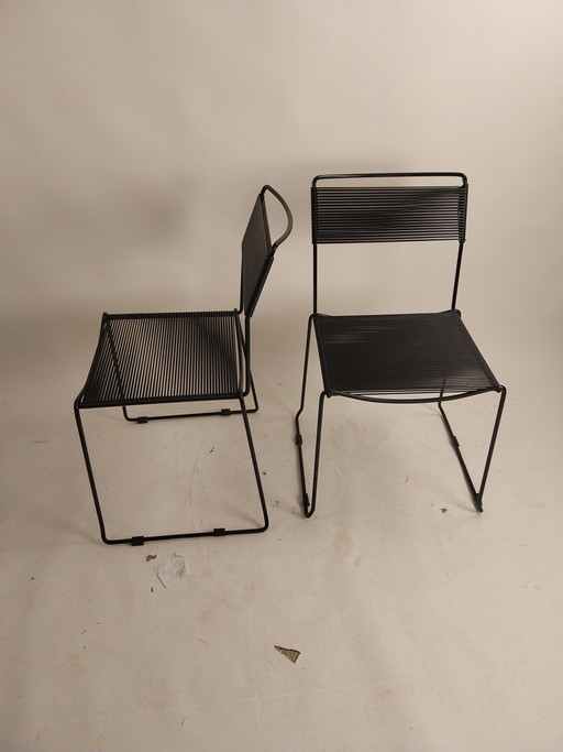 2 sedie "spaghetti" di Giandomenico Belotti per Fly Line anni '80