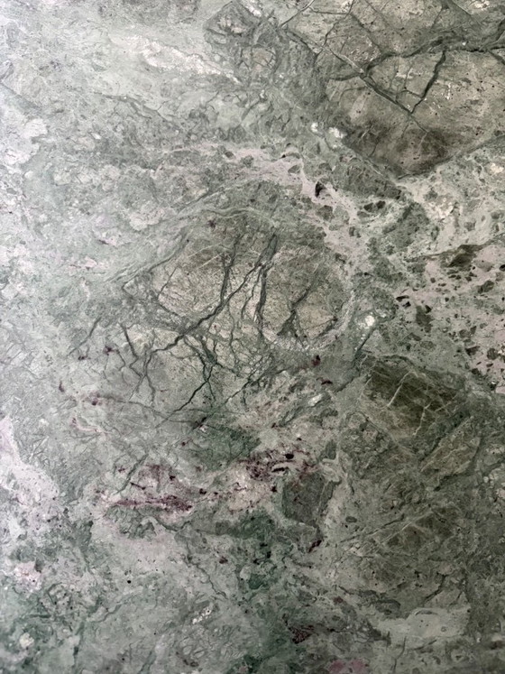 Aime Té Design Dining table – Green Marble – 200 X 90 Cm €950 – rvs (photo 3 of 7)