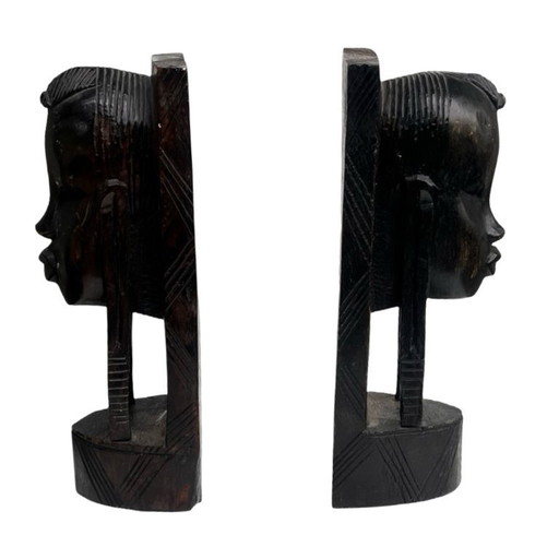 Bookends – Kenya, ebony, 1970s Handmade