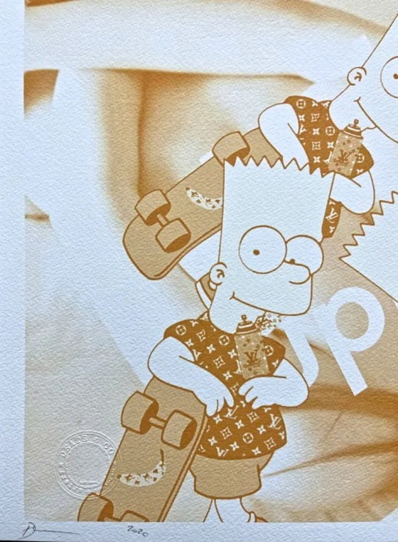 Image 1 of Death NYC - Bart Simpson et Supreme - Édition limitée avec certificat