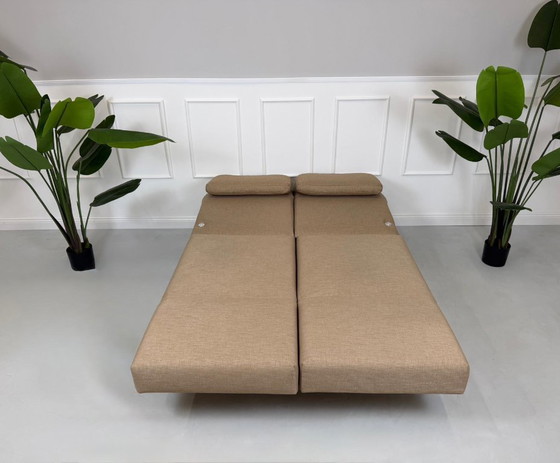 Image 1 of Divano piccolo Brühl Moule in tessuto marrone, letto per gli ospiti