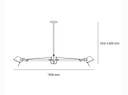 Tolomeo Suspensione 2 Armen