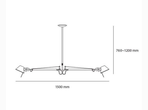 Tolomeo Sospensione 2 Armen – Artemide, Pendant lamps, Metal, Aluminium (photo 3 of 7)