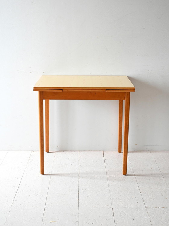 Image 1 of Vintage Scandinavian Formica Dining Table