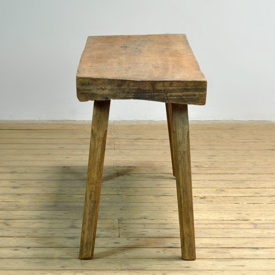 Tavolo da macellaio in rovere, circa 1920 – Tavoli, Wood (photo 4 of 11)