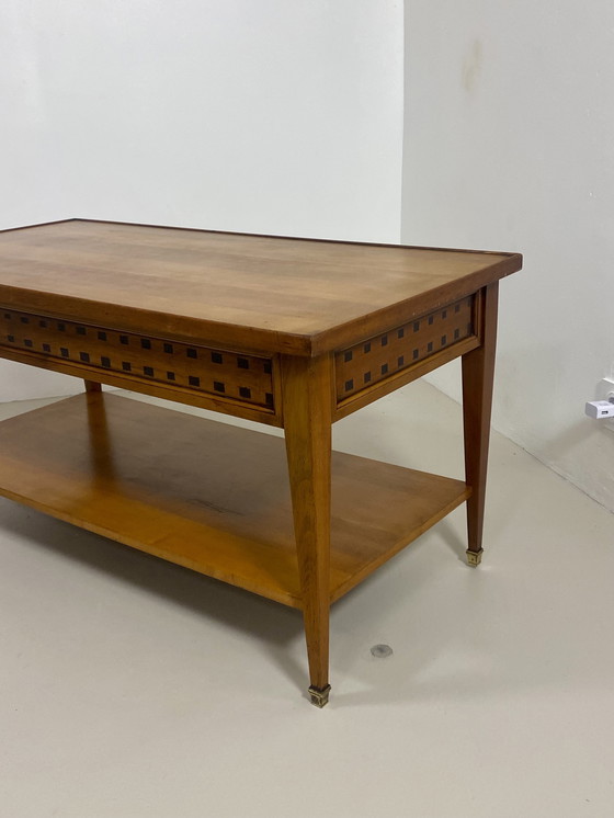 Image 1 of Vintage 70's oak coffee table Ref Claudia