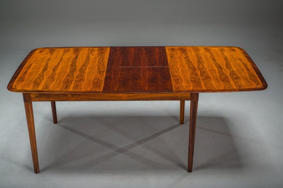 Image 1 of Tavolo da pranzo in palissandro di metà secolo moderno di Lübke, anni '60