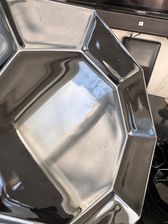 Image 1 of Komplettes Arcoroc Octime Geschirrset (Schwarz, 1980er Jahre)