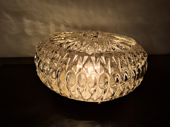 Image 1 of Vintage ceiling lamp attributed to Glashütte Limburg, c. 50/60, rare