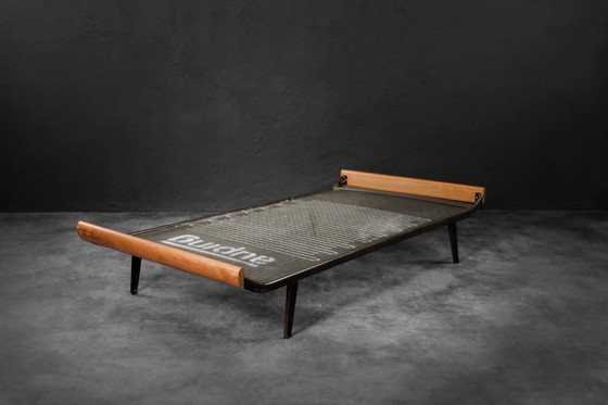 Image 1 of Vintage Mid-Century Dutch Modern Cleopatra Daybed in Brown by by Dick Cordemeyer for Auping, 1953