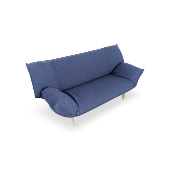 Image 1 of Original Leolux Tango Sofa Design Couch Fabric Blue Italy