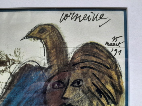 Image 1 of Corneille - Serigrafía. Título, "La Femme et l'oiseau de Maastricht".