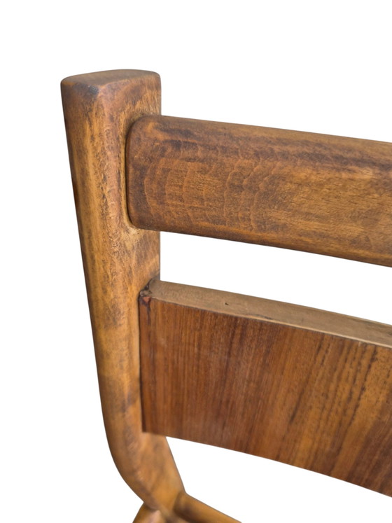4 x Vintage Danish Thorsø Støle (T.S.M.) Dining Chair – Wood, Skai (photo 10 of 15)