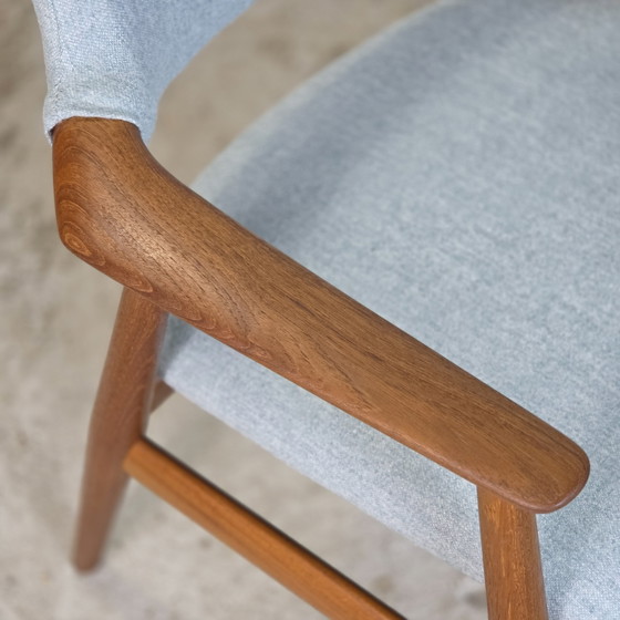 Image 1 of Glostrup, GM11 vintage jaren 60 Deense armstoel teak Scandi