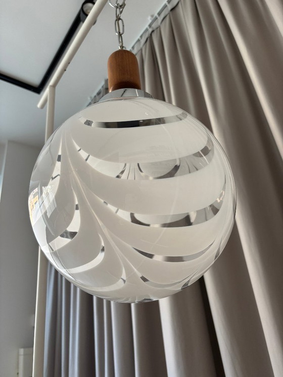 Vintage Murano Glass Pendant Lamp – 1970s (photo 10 of 18)