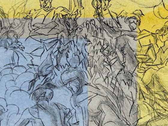 Image 1 of Lithograph "The Gods of Olympus" by Jacques Villon