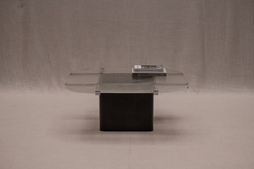 Large vintage brutalist coffee table, 1970s