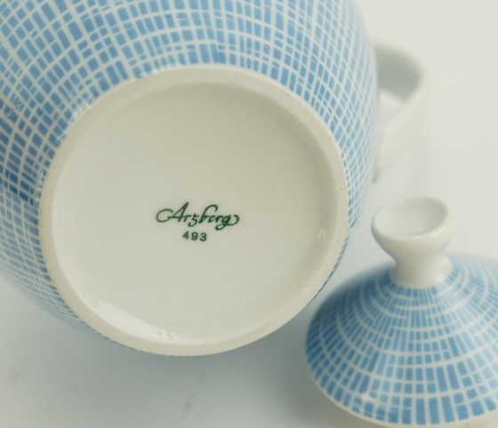 Image 1 of Kaffeekanne Arzberg Form 2000 Heinrich Löffelhardt 1954 blau