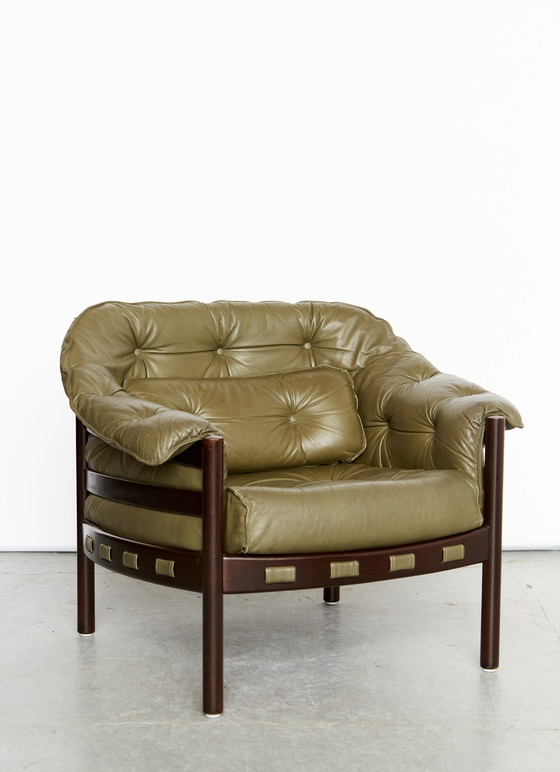 Image 1 of Pair Mid-Century Armchairs By Sven Ellekaer For Coja