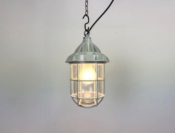 Image 1 of Graue Industrieleuchte aus Aluminiumguss von Yamada Co. Ltd.