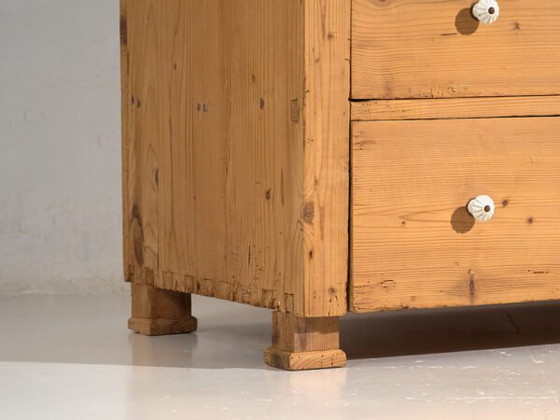Commode antique en bois massif (c.1920) #14 – Rustic (photo 17 of 40)
