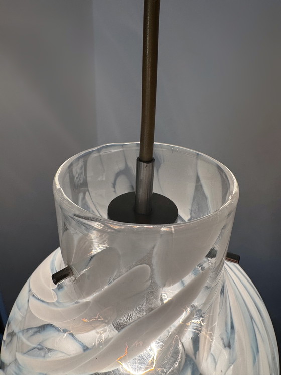 Image 1 of Space Age hanging lamp 70's Murano glass