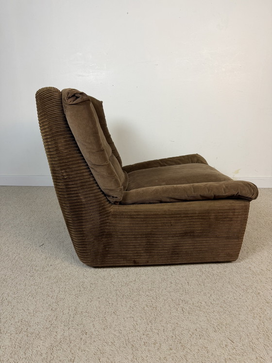 Image 1 of Sillón Steiner de terciopelo marrón