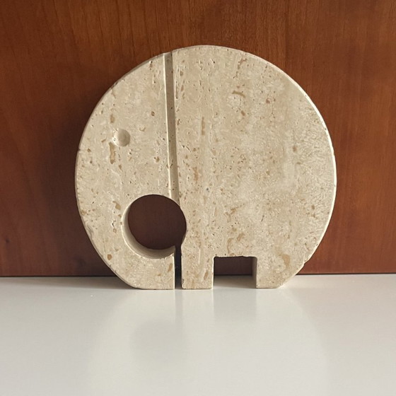 Portacarte in travertino scultura elefante Fratelli Mannelli – Oggetti decorativi, Stone (photo 2 of 5)