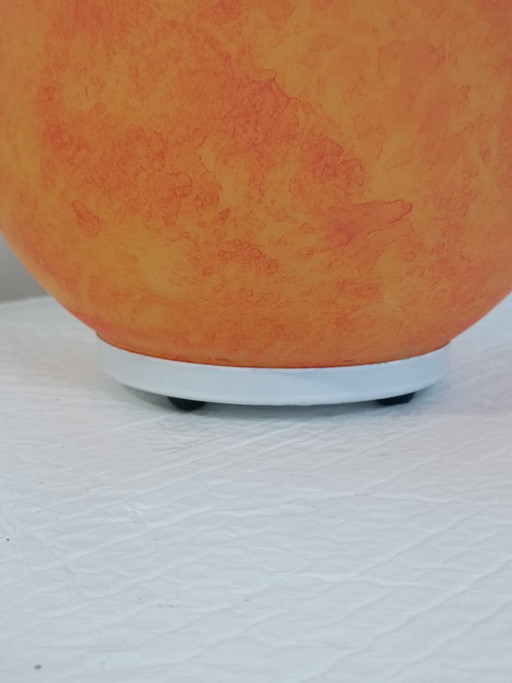 1970s Opaline Glass Egg Table Lamp