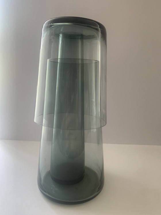 Image 1 of Wilhelm Wagenfeld Vasentrio 468 3 Vasen WMF Design Bauhaus seltenes Set Vase Württembergische Metallwarenfabrik