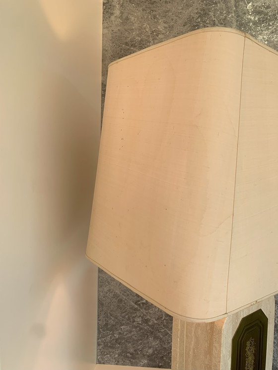 Image 1 of Travertin Tafellamp Van Georges Mathias