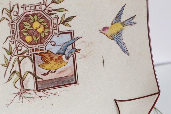 Image 1 of Achthoekig bord, Lunéville