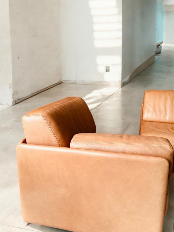 Image 1 of De Sede Leather Sofa Circa 1980