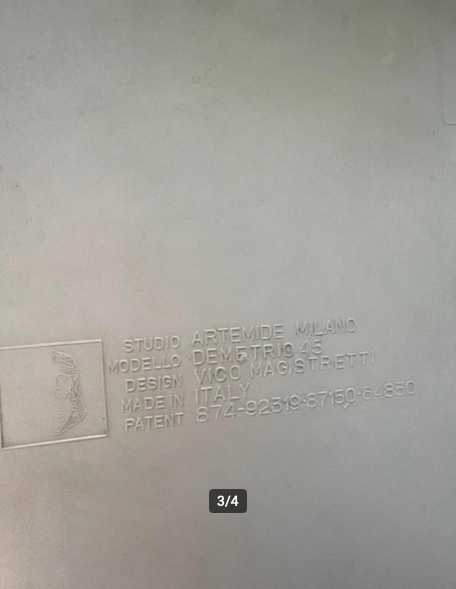 Image 1 of Vico Magistretti di Artemide Elena Tafel