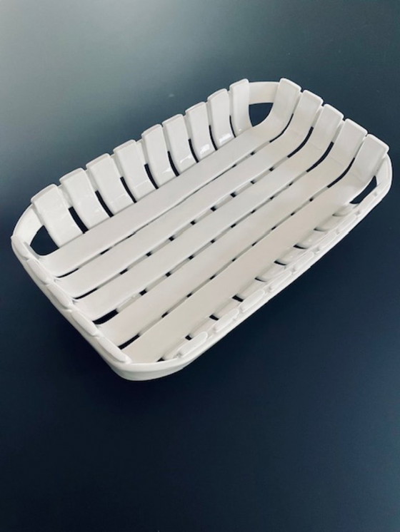 Image 1 of Ciotola in ceramica bianca fatta a mano – smaltata lucida