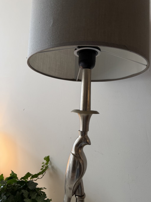 Lampada da tavolo con paralume