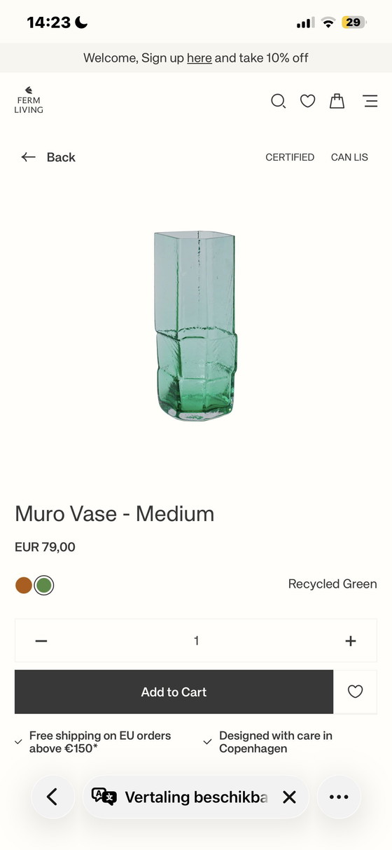 Image 1 of Muro-Vasen