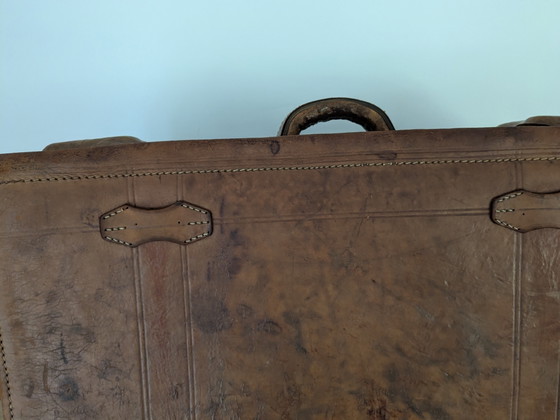 Image 1 of valise en cuir vintage