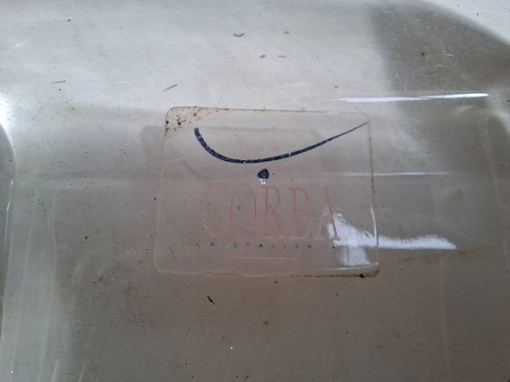 Image 1 of Cendrier en cristal Corba de prestige - Fabriqué en Italie - 3 kg