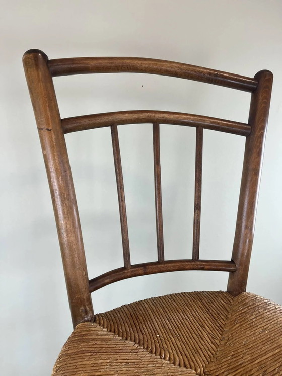 Sedia in legno e paglia – Sedie da pranzo, Wood, Vintage (photo 3 of 13)