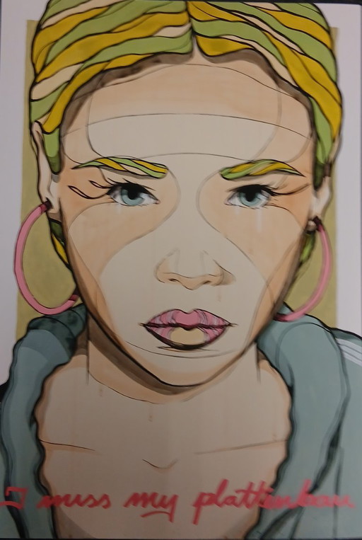 El Bocho - I miss my Plattenbau - 2020 - Giclee - signed by hand